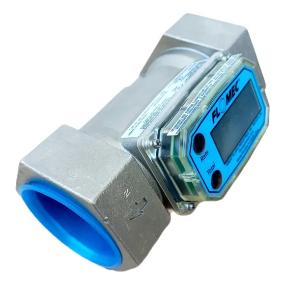 Medidor Digital En Acero Inoxidable 316 De 2 Gpi/flomec