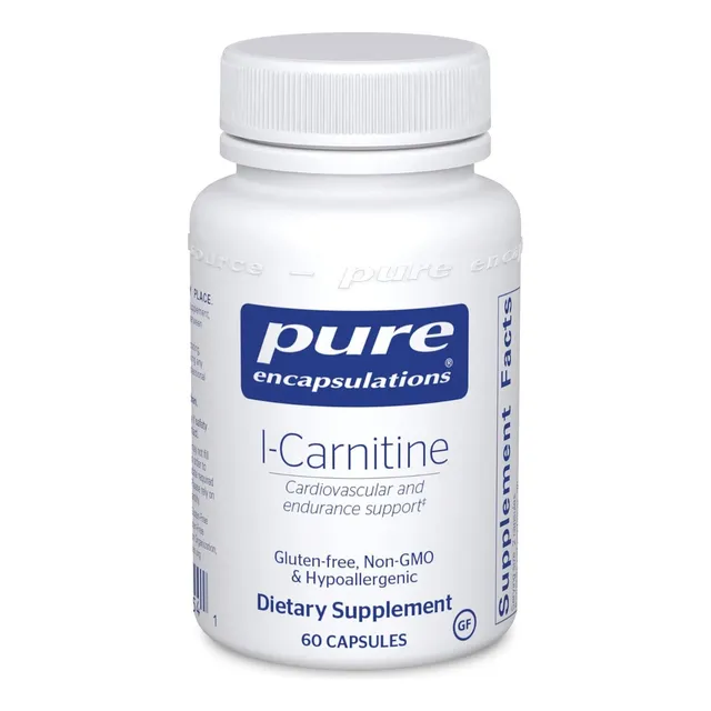L-carnitina Pure Encapsulations 60 Cápsulas