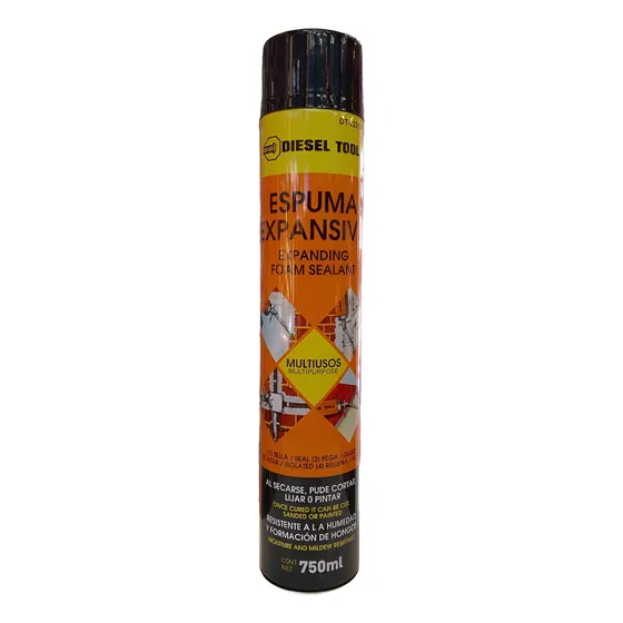 Espuma Expansiva Aislante Sellador De Poliuretano 750ml