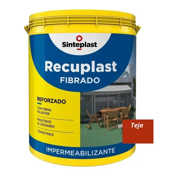 Recuplast Fibrado Techo Terraza Membrana Liquida X 4 Kg