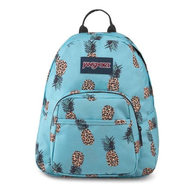 Mini Mochila Jansport Half Pint Abacaxis 10,5 Litros Cor Azul Mini Mochila Jansport Half Pint Abacaxis 10,5 Litros Cor Azul