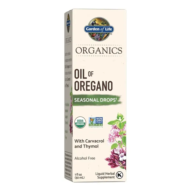 Aceite De Orégano Orgánico Suplemento 30ml - Garden Of Life