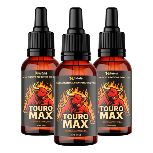 Kit 3 Touro Max Original 30ml - Loja Oficial - Envio Hoje