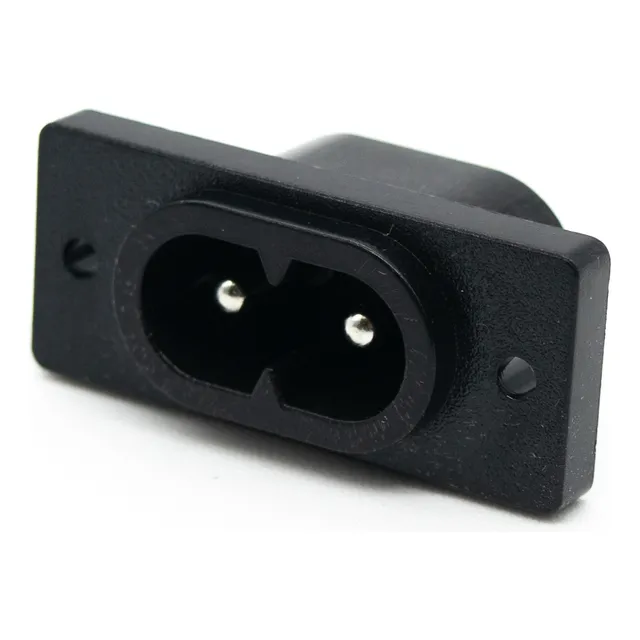 Conector Macho Chasis Interlock Tipo 8 (iec C8) Pack X1