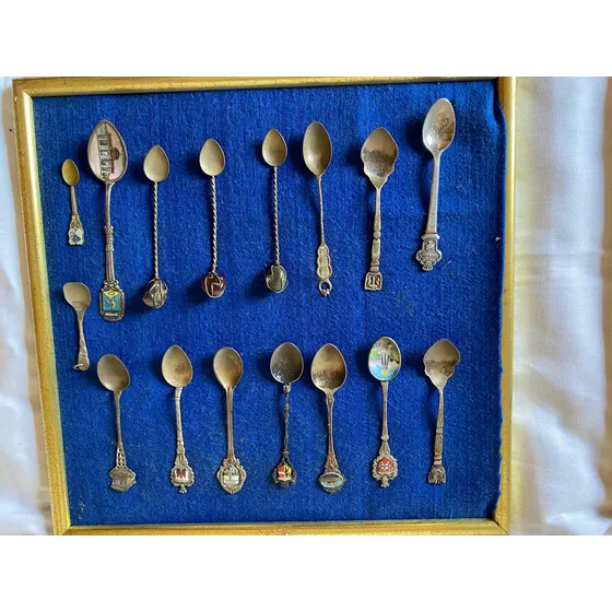 Cucharitas De Plata Coleccionables