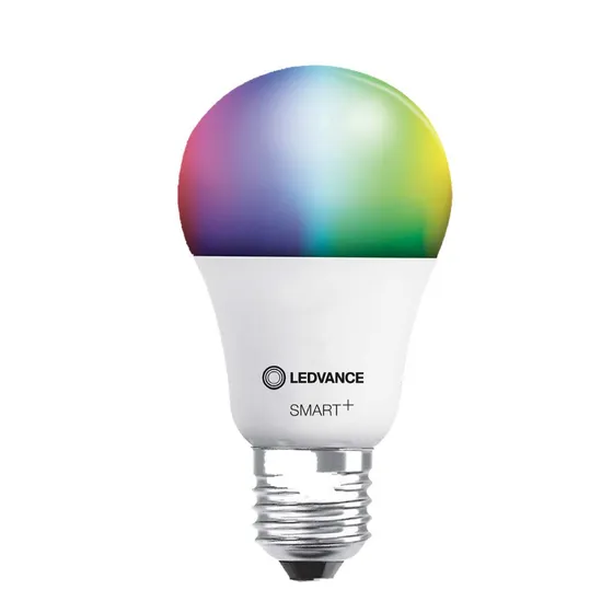 Lampara Foco Led Ledvance Smart + Wifi Rgbw Colores 9w E27