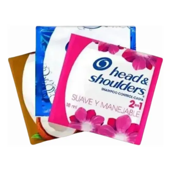 Shampoo Head & Shoulders Bulto 25 Tiras De 12 Papeletas 18ml