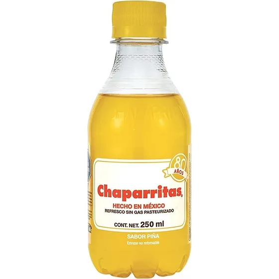 Refresco Chaparritas De Sabores Surtidos 24 Pzas De 250ml