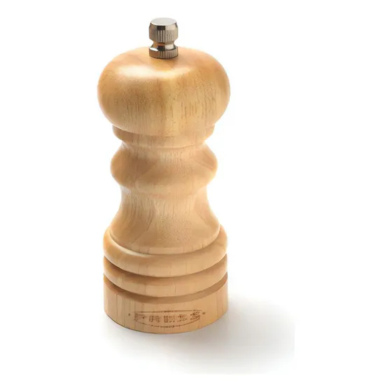 Pimentero De Madera Molino Pimienta Sal Gruesa 10 Cm Press