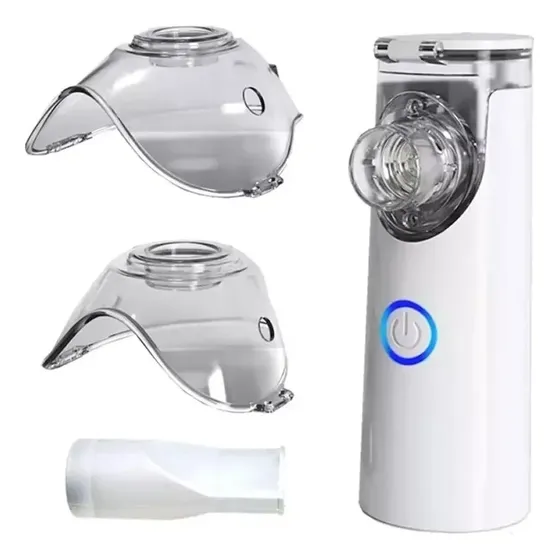 Nebulizador Vaporizador Portatil Mesh Asma Inhalador Terapia Color Blanco E-6 P-3 | Cuotas sin interés