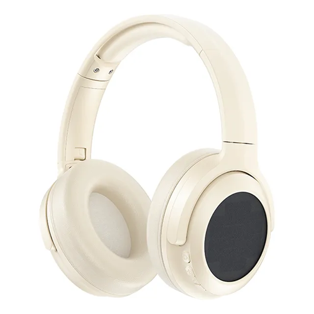 Audífonos De Diadema Inalámbricos Con Energía Solar M1 Wk Color Blanco