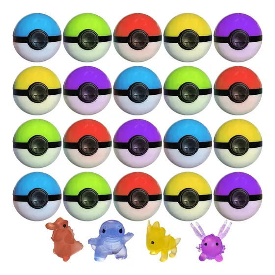 20 Pokebolas + Sorpresa Juguete Souvenir Juguete Niño