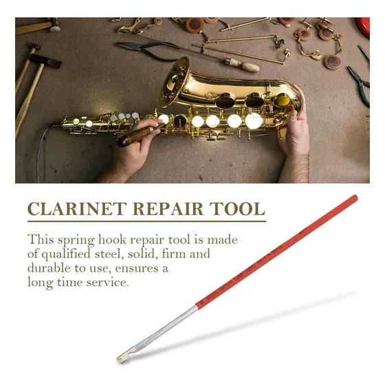 Gancho Resorte Para Saxo Clarinete Oboe Flauta Piccolo