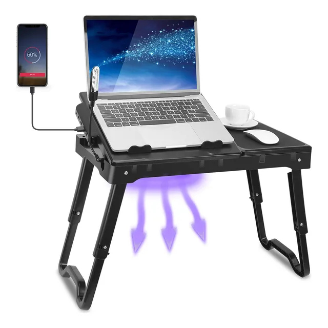 Mesa De Ordenador Portátil Teqhome Para Cama, Mesa De Cama