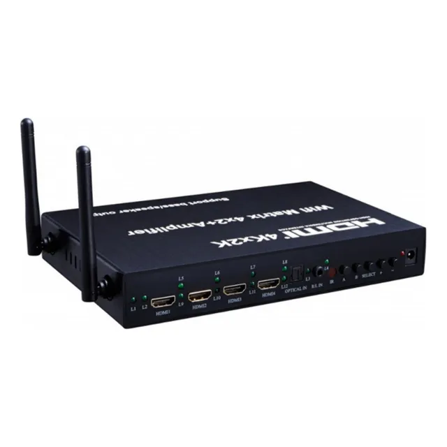 Matriz Xcase Hdmi 4x2 Wifi + Amplificador