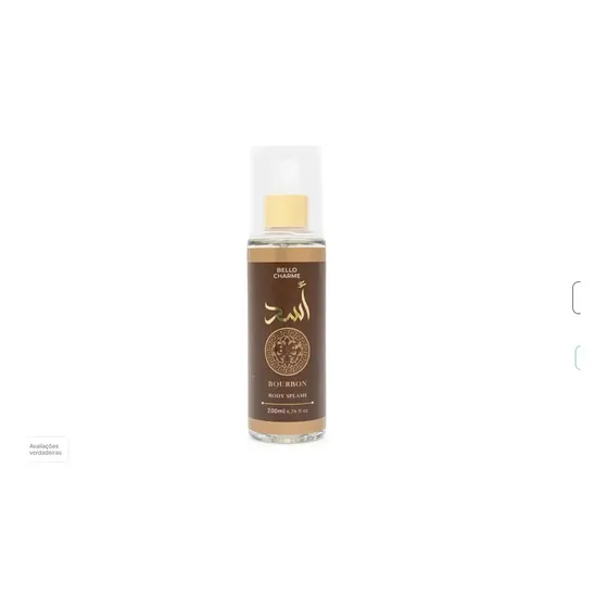 Body Splash Bourbon Bello Charme Masculino Amadeirado 200 mL