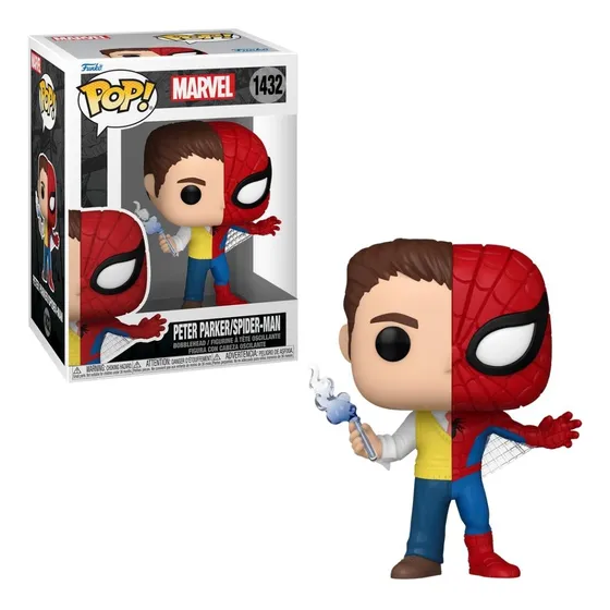 Boneco Funko Pop! Marvel Split - Peter Parker/homem-aranha