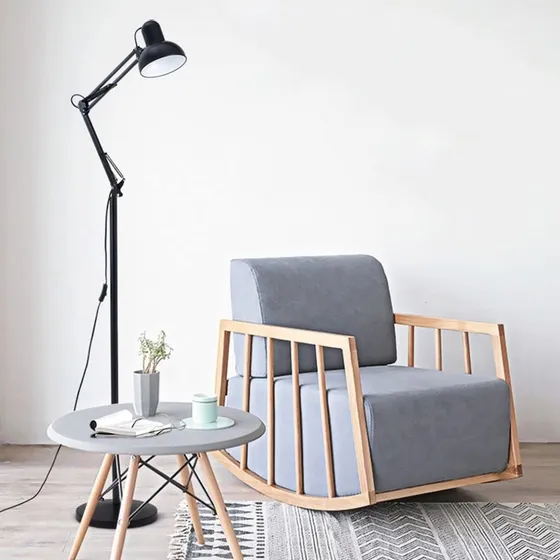 Lámpara De Pie Piso Regulable Living Comedor Sillón Lectura