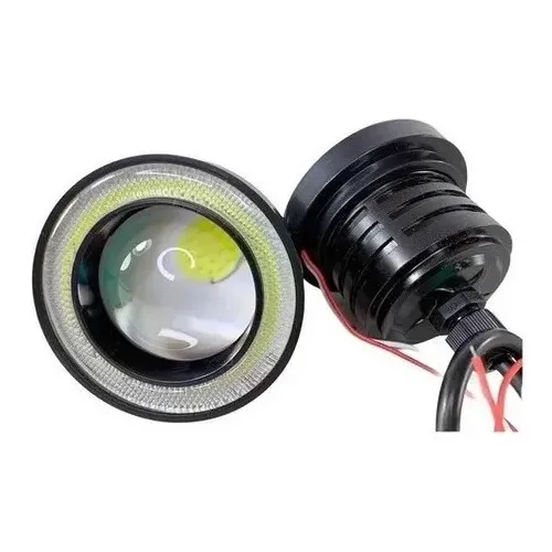 Faro Led Neblinero Par Ojo Angel Rojo 3 PuLG Auto Camioneta