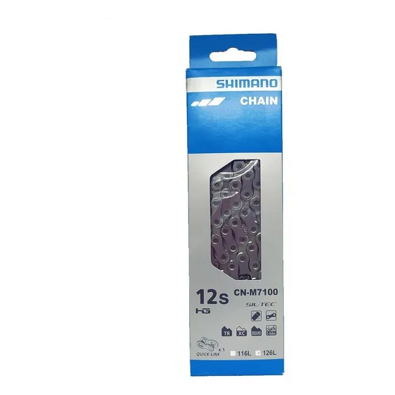 Corrente Shimano Slx 12v M7100 + Quick-link E-bike + Forte
