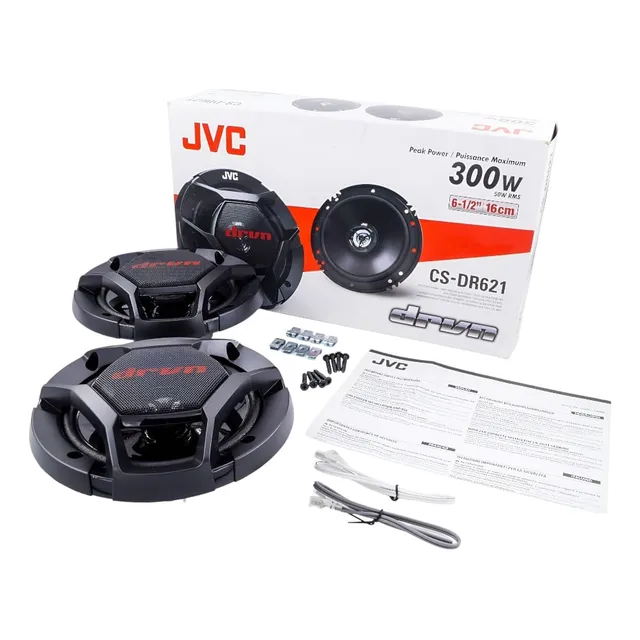 Set De Parlantes Redondos Jvc 6.5puLG 300w Auto Camioneta
