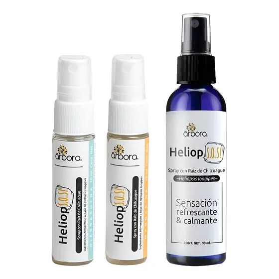 3 Sprays Chilcuague Heliopsis: Natural+hierbabuena+mandarina