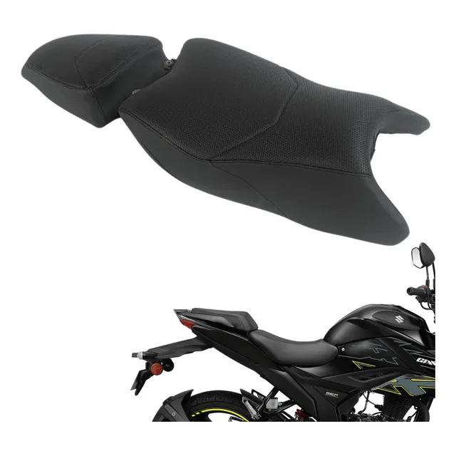 Cojin Silla Moto Suzuki Gixxer 150 Forro Cojin Viaje Durable