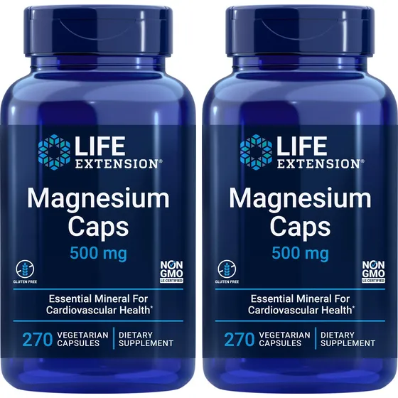 Supplement Life Extension, Cápsulas De Magnesio, 500 Mg, 270