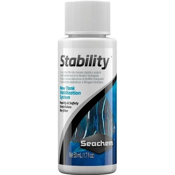 Stability Seachem 50ml Acelerador Biologico Agua Doce / Mar