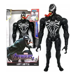 Boneco Articulado 30 Cm Com Som Venom... Boneco Articulado 30 Cm Com Som Venom...