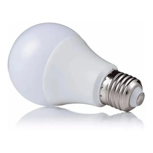 Pack 10 Ampolletas Led 9w E27 6500k Certificado Sec Color de la luz Blanco frío