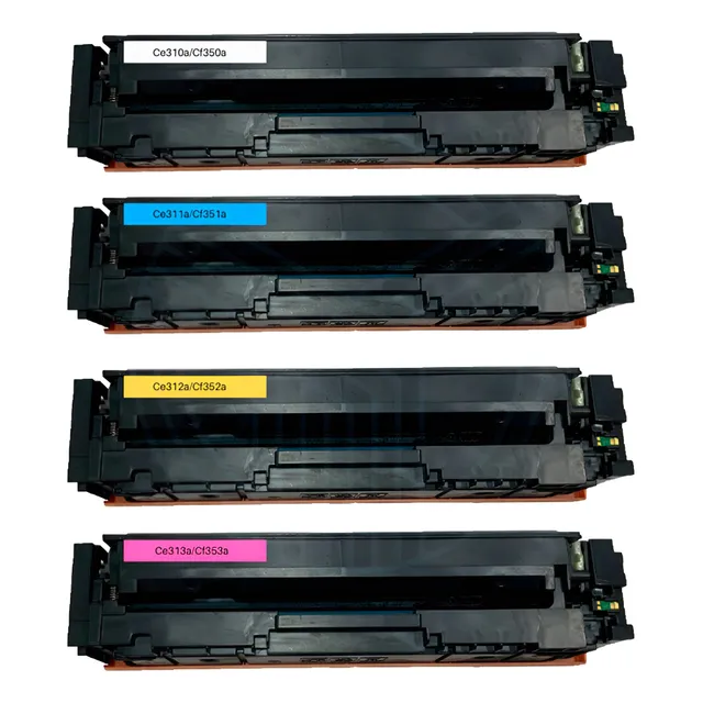 Toner Pack 4 Colores Ce310a 311a 312a 313a Para Hp M176 177 Tinta Negrp Cian Magenta Amarillo