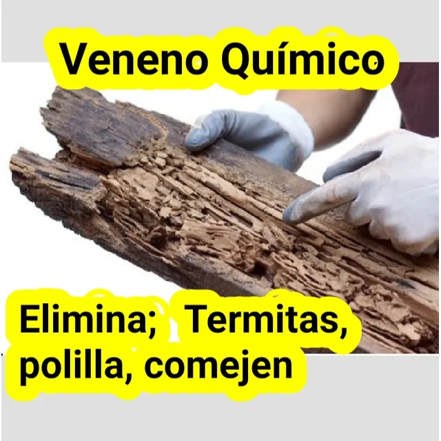 Veneno Control Termitas, Polilla, Comejen 70 Ml, Rinde 5lt