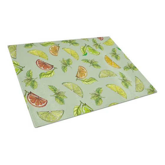 Caroline's Treasur Bb5206lcb Tabla Cortar Vidrio Limon Lima