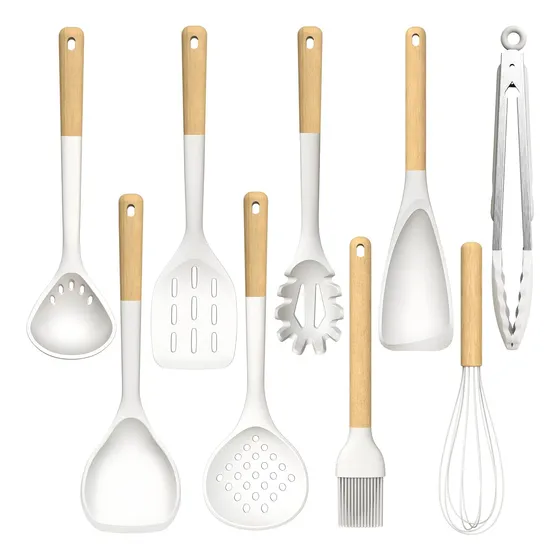 Juego Grande De Utensilios De Cocina De Silicona - Sili N...