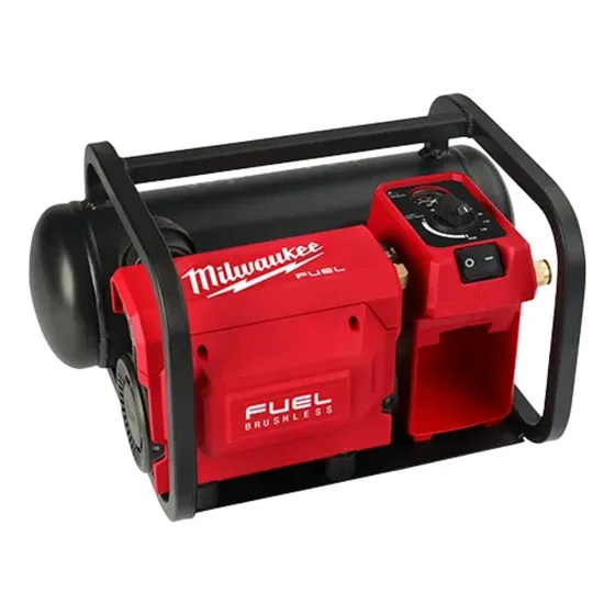 Compressor de ar portátil Milwaukee Tool M18 Fuel 2gal preto/vermelho