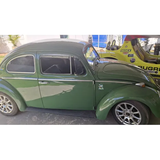 Fusca 1969 Verde Placa Preta