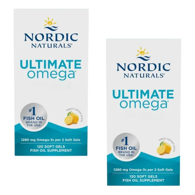 Pack X 2 Ultimate Omega 3 1280mg 120 Softgel Nordic Naturals