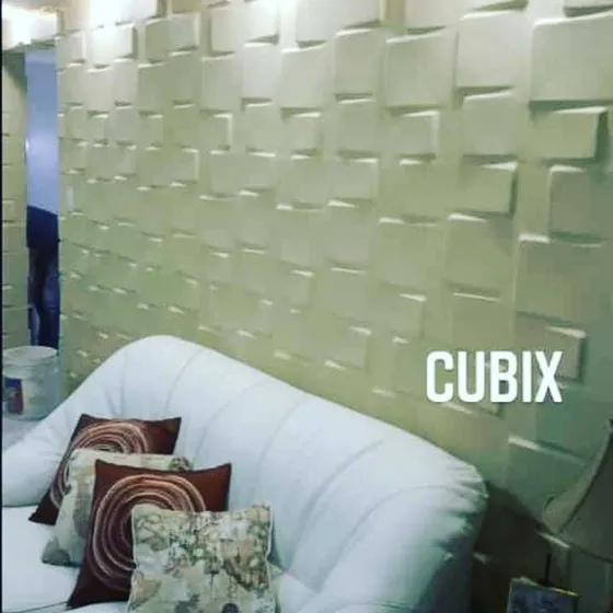 Paneles En Yeso 3d Modelo Cubix 