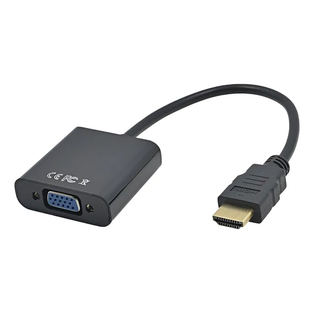 Cable Adaptador Convertidor Hdmi A Vga Pantalla Y Monitor
