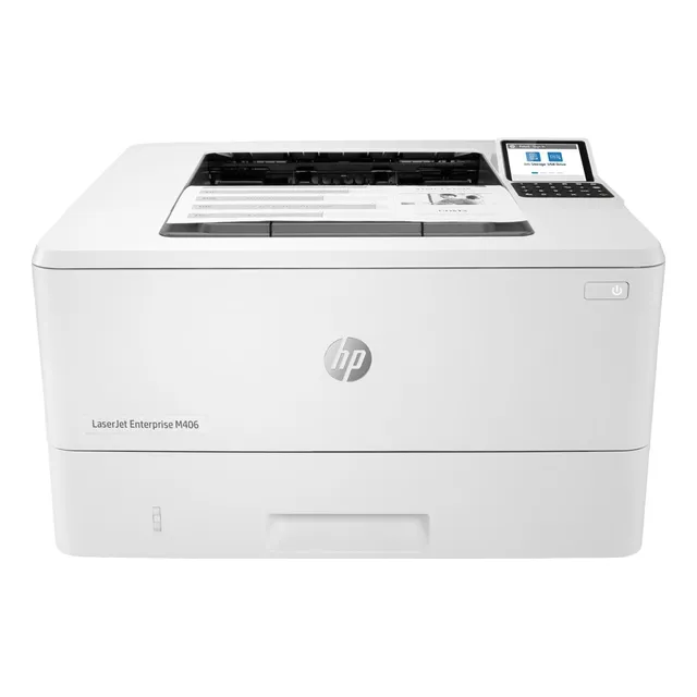 Impresora Hp Laserjet Enterprise M406dn Monocromática Rj45 Color Blanco