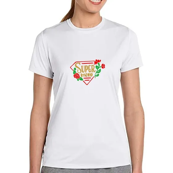 Franela Blanca Para Dama / Hombre Mama Super Sublimada 