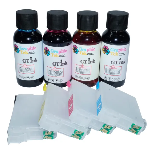 Kit Cartuchos Rellenables Compatibles Epson 232 Xp 4200 4205