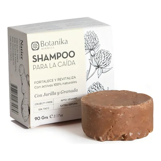 Shampoo Solido Vegano Botanika 90gr Anticaida
