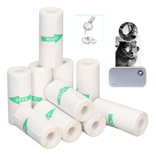10 Rollos Papel Termico Miniprinter Autoadhesivo 57x25mm 10 Rollos Papel Termico Miniprinter Autoadhesivo 57x25mm
