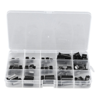 Chips Ic De Soquete Dip: 100pcs, Amplificador De 12 Tipos E Chips Ic De Soquete Dip: 100pcs, Amplificador De 12 Tipos E