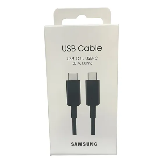 Cable Samsung 1.8 M Usb-c 5a Galaxy S24 S25 Ultra Color Negro | Cuotas sin interés