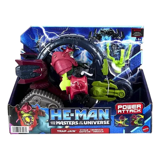 Trap Jaw Moto Vehiculo - Power Attack - He Man And The Maste