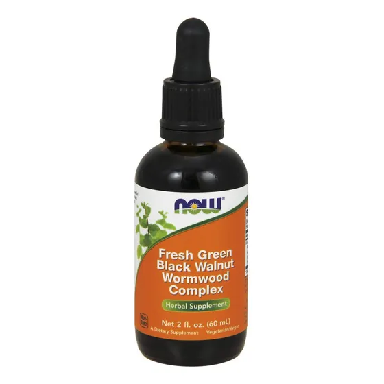 Complejo De Ajenjo, Nogal Negro Y Verde Fresco De Now Foods,
