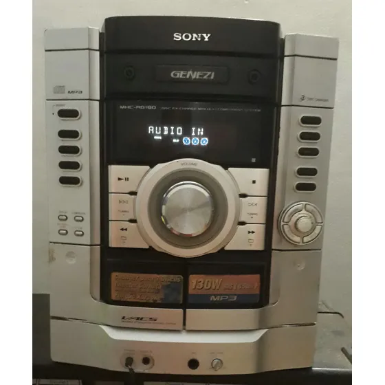 Central Som Sony Mhc-rg190 Radio Am/fm  Entrada Auxiliar